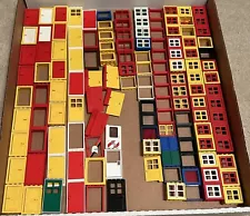 HUGE 125+ Lot Of Vintage LEGO Doors & Windows (READ)