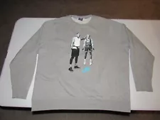 MICHAEL JORDAN SPIKE LEE MEN'S GRAY LONG SLEEVE CREW NECK SWEATSHIRT SIZE 4XL