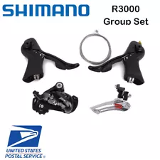 Shimano SORA R3000 3pcs Groupset Front Rear Derailleur Brake Lever Set