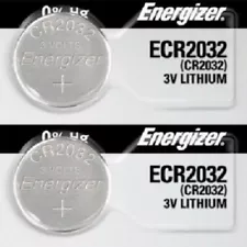 Battery for CHEV BOLT & VOLT Remote Entry Smart Key Fob - Energizer CR2032 2 Pkg