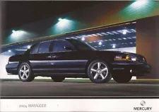 2004 04 Mercury Marauder original sales brochure MINT