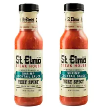 St. Elmo World Famous Extra Spicy Cocktail Sauce For Shrimp, 2-Pack 12 fl oz.