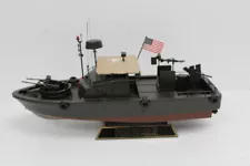 US Navy PBR MK-II Patrol Boat River Desk Display Vietnam War 1/24 Ship ES Model