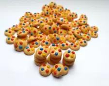 15x Dollhouse Miniature Food Cookie Bakery candy Topping Accessorie Supply Charm