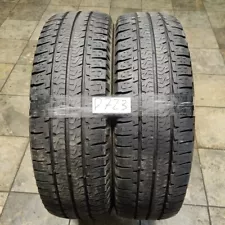 For Motorhomes Or Vans 2×225/75 R16CP M+S Michelin Used 6.7/7.2mm (D723)