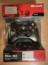 New In Box Xbox 360 Wireless Controller for Windows Black