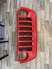 2018-2023 Jeep Wrangler JL Sport OEM Grille Assembly 6BY75TRMAC Firecracker Red