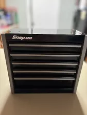 Black Snap-on Miniature Mini Chest /Tool Box For Man cave Mechanic Shop Teen