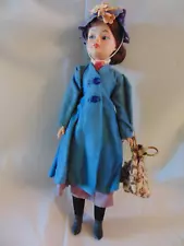 1960s Horsman Mary Poppins Doll-Still has Hairnet/Hairpins/Stockings/Outfit-SALE