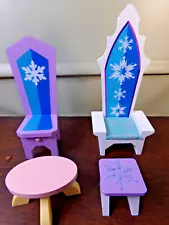 Disney Frozen Kidkraft Wooden Chairs and Tables Lot