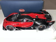 1/18 Autoart Bugatti Vision Gran Turismo Red / Black Carbon Finished Product