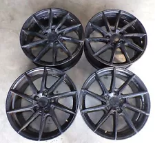 Liquid Metal Angled 5 V Spoke 17"x7.5" Four Wheels Rims Set For 15 Kia Sorento