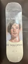 Signed Ed Templeton Portrait Toy Machine Skateboard Deck