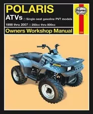 1998-2007 Polaris 250-800 4x4 6x6 ATV Repair Service Workshop Manual Book 9538 (For: Polaris 6x6)