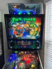 Fish Tales Pinball Machine Williams excellent condition with Extras