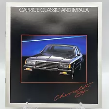 1984 Chevrolet Caprice Classic and Impala Sales Dealership Catalog Vintage MINT