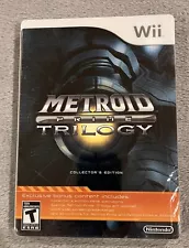 NEW - Sealed - Metroid Prime Trilogy: Collector's Edition Steelbook Nintendo Wii