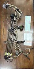 New ListingFULL RTS SET! Bowtech “Realm” LH 70# Compound Bow Archery Bowhunting Camp Color