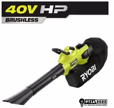 40V HP Brushless 100 MPH 600 CFM Cordless Leaf Blower/Mulcher/Vacuum (Tool Only)