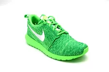 NIKE WOMEN'S ROSHE NM FLYKNIT 843386-301 VOLTAGE GREEN/WHITE-LCD GREEN