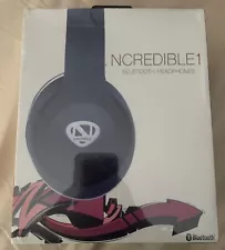 NCREDIBLE1 Nick Cannon Bluetooth Black Wireless Headphones - Brand New