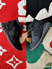 Size 11 - adidas Tubular Doom Triple Black *USED*