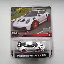 Hot Wheels 1:43 Scale Porsche 911 GT3 RS - Premium Real Riders - New For 2024