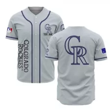 SALE! Custom Name Colorado Team Rockies Jersey Shirt Best Gift S-5XL