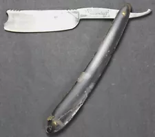 W Greaves & Sons 13/16 Wedge Straight Razor w/ Fancy Spine & Barber Notch