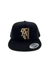 Canelo Alvarez Embroidered Trucker hat in Gold color threads