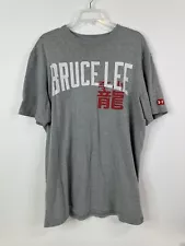 Under Armour Shirt Men’s XL Bruce Lee Loose Roots of Fight Bloodlines Gray