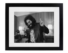 JERRY GARCIA Grateful Dead Classic Retro Rock Band Matted & Framed Picture Photo