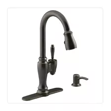 Kohler K-R22970-SD-2BZ Arsdale Single-Handle Pull-Down Sprayer Kitchen Faucet