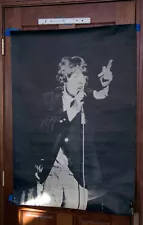 1967 HUGE BLACK & WHITE POSTER MICK JAGGER (ROLLING STONES) 29"X40"