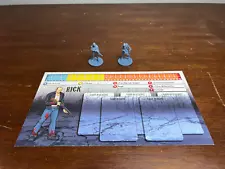 Zombicide 1st Edition Kickstarter Promo Rick Survivor Minis & ID Card