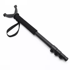 Aluminum Hunting Accessory V Shaped Rotating Telescopic Shooting Stick Stick