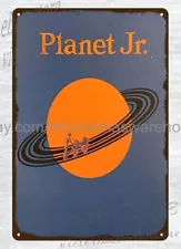 Planet Jr. Garden Tractors farm equipments cottage barnyard metal tin sign