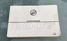 2007 Buick Lucerne Owners Manual OEM