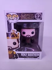 Funko Pop Renly Baratheon #12 Game Of Thrones Authentic With Protector