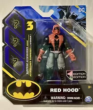 DC “RED HOOD” 4”Action Figure 1st. Edition With 3 Surprise Accessories Brandð