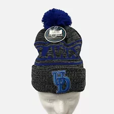 University of Delaware Blue Hens Sweater Cuffed Beanie Hat W/Pom