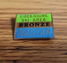 Cockaigne Ski Area NASTAR Bronze Medal Pin