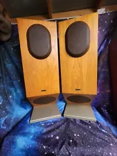 Rare Allison Acoustics Model CD9 Speakers with New Woofers Foam & Capacitors