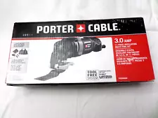 Porter Cable PCE606K Corded 3.0 AMP Oscillating Multi-Tool Kit New In Box