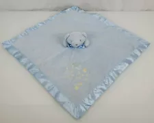 Bear Blue THANK HEAVEN FOR LITTLE BOYS plush Baby Security Blanket Bright Future