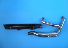 18 HARLEY OEM FLSB SOFTAIL SPORT GLIDE 2-into-1 EXHAUST HEADER PIPE TAB MUFFLER