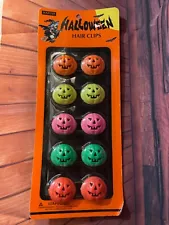 Vintage Hair Accessories Halloween Hair Ties - Pumpkin Hair Clips, 5 PCS