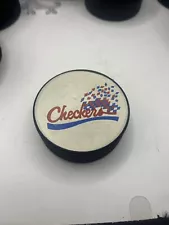 Vintage Indianapolis Checkers IHL Hockey Puck Made in Czechoslovakia RARE