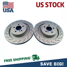 For Mercedes Benz E63 Amgs C63 Cls63 Amg Rear Brake Rotors US Stock Hot Sales (For: 2014 Mercedes-Benz E63 AMG)