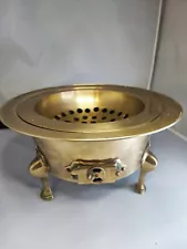 Korean Grill Vintage BRASS MCM Grill Brazier BBQ Tabletop